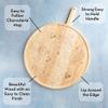 Sophistiplate Charcuterie Board with Placement Guide - Best Gift for Housewarming & Foodies - Easy-to-Follow Visual Map Designed by Meg Quinn - Create A Pro-Level Board Arrangement - 22 x 17 view 4