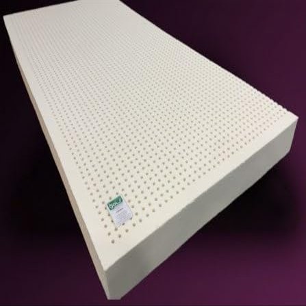 Dormir True Green Premium 100% Natural Organic Latex Mattress Topper (3" Double Medium Organic Cotton Cover) - GOLS Certified Quality for Exceptional Comfort, Durable, Firm & Bouncy