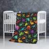 Dinosaur Blanket Gifts Ultra Soft Cozy Throw Flannel Blanket, Lightweight Fuzzy Fleece Blanket Warm Plush Throw Blankets for Couch, Sofa, Bed 30"x40" for Baby view 3