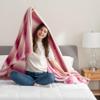 Berkshire Blanket-Classic Heavyweight Warm Soft Printed VelvetLoft Plush Blanket, King Size Soft Fuzzy Blanket for Couch Sofa Bed, Purple Pitch, 90in x 108in view 2