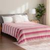 Berkshire Blanket-Classic Heavyweight Warm Soft Printed VelvetLoft Plush Blanket, King Size Soft Fuzzy Blanket for Couch Sofa Bed, Purple Pitch, 90in x 108in view 4