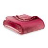 Berkshire Blanket-Classic Heavyweight Soft Printed VelvetLoft Plush Blanket, Full/Queen Size Soft Fuzzy Warm Blanket for Couch Sofa Bed, Ombre Burgundy, 90in x 90in view 1