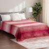 Berkshire Blanket-Classic Heavyweight Soft Printed VelvetLoft Plush Blanket, Full/Queen Size Soft Fuzzy Warm Blanket for Couch Sofa Bed, Ombre Burgundy, 90in x 90in view 4