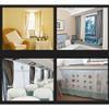 White Sliding Curtain Track, Aluminum Flexible Bendable Curtain Rod, Ceiling/Wall Mount Curtain Rail for Room Divider, Shower Curtain (Color : Wall Mount, Size : 1.5m/5ft) view 2