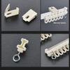 White Sliding Curtain Track, Aluminum Flexible Bendable Curtain Rod, Ceiling/Wall Mount Curtain Rail for Room Divider, Shower Curtain (Color : Wall Mount, Size : 1.5m/5ft) view 4