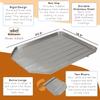 Hickoryware Aqua Series, Dish Drain Board, Stainless Steel, USA Made view 2