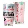 Awesome Technical Engineer Tumbler Stainless Steel 20oz, Funny Technical Engineer Gifts Bulk For Birthday Christmas, Technical Engineer Gifts For Men Women Office Coworker Driking Coffee Cup Humor view 1