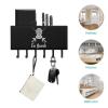 Fencing Mask Key Hangers with 6 Hooks Large Wall Mounted Key Holder for Entryway view 4