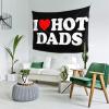 Kkaingg I Love Hot Dads I Heart Hot Dads Tapestry Wall Hanging Tapestry Wall Tapestry for Bedroom Aesthetic Tapestry Hippie Tapestry 60x40in view 3