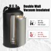 ABOTOCUP Gallon Water Bottle Insulated Keep Cold24H & Hot12H, Large 1 Water Bottle Gallon with Straw Lids&Paracord Handle, 128oz Water Bottle Double Wall Leak-proof BPA Free with Powder Coated view 2