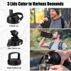 ABOTOCUP Gallon Water Bottle Insulated Keep Cold24H & Hot12H, Large 1 Water Bottle Gallon with Straw Lids&Paracord Handle, 128oz Water Bottle Double Wall Leak-proof BPA Free with Powder Coated view 3