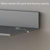 EMYJAY Floating Wall Shelves, Storage Shelf Floating Shelves Very Smooth No Burrs Card Edge Design Prevents Items from Falling Out (Color : Gray, Size : 100x22.5x7.5cm) view 4