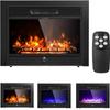 RELAX4LIFE 28.5 Electric Fireplace Inserts, Wall Mounted & in-Wall Recessed Fireplace Heater w/3 Flame Colors, 5 Adjustable Brightness, 8H Timer, Remote Control, 750W/1500W Indoor Fireplace Insert view 1