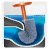 MOOWI Toilet Brush Household Toilet Brush Wash Toilet Toilet Long Handle Cleaning Set Bathroom Toilet Cleaning Assistant Bathroom Brush and Holder view 3