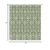 ABONAN Boho Geometric Shower Curtain Sage Green Modern Farmhouse Tribal Retro Western Aztec Abstract Mid Century Art Fabric Bathroom Curtains Decor Set with Hook(67" Wx70 H) view 4