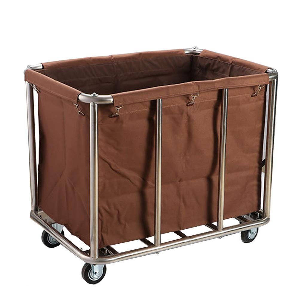GagalU Storage Hand Trucks,Kitchen Movable Trolleys, Beauty Salon Trolley,Heavy Duty Hotel Laundry Sorter,Laundry Organizer Cart for Clothes Storage
