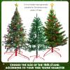 Roowest Metal Christmas Tree Stand for Artificial Tree, Red, 16 Inch view 4