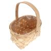 Handmade Rattan Storage Basket Handle Woven Portable Organizer Size Wicker Basket Home Decor view 1