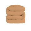 3 PC Wavy Stitching Comforter Lightweight Sand, Soft Breathable All Season Super King Size, Duvet Insert, Winter Warm Microfiber Down Alternative Quilt with Corner Tabs - 98x116 inch view 3