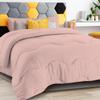 1 PC Wavy Stitching Comforter Lightweight Blush, Soft Breathable All Season King/Cal-King Size, Duvet Insert, Winter Warm Microfiber Down Alternative Quilt with Corner Tabs - 94x104 inch view 1