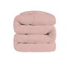 1 PC Wavy Stitching Comforter Lightweight Blush, Soft Breathable All Season King/Cal-King Size, Duvet Insert, Winter Warm Microfiber Down Alternative Quilt with Corner Tabs - 94x104 inch view 3