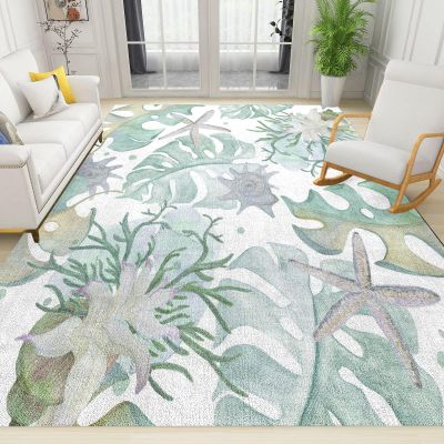Abstract Mid Century Geometry Sun Area Rug, Minimalism Black Stripe Art Decorative Rug, Easy Clean Carpet with Anti-Slip Backing for Bedroom Living Room Dining Room Office 5ftx8ft