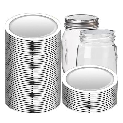50-Count Canning Jar Lids, Wide Regular Mouth Canning Lids for Leak Proof Mason Jar Canning Lids1 Airtight Seal (86mm