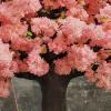 ESRADA Artificial Cherry Tree Weeping Cherry Tree Purple Cherry Tree for Indoor Outdoor Home Office Party Table Center Wedding C-1.2mx1m view 2