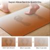 ALAGEO Orange Ombre Bath Mat Rug Quick Dry Absorbent Rubber Backed Bathroom Mat Fall Orange Farmhouse Fall Bathroom Rugs Shower Rug for Bathroom Floor Mat in Front of Sink, 24"x 36" view 3