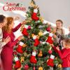 Chitidr 72 Pcs Christmas Felt Stockings Bulk, 9 Inch Red Classic Christmas Stockings, Xmas Fireplace Hanging Stockings, Christmas Tree Hanging Ornaments for Christmas Holiday Decorations Party Favors view 3