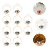 Bacacoo Gold Vases Centerpieces Wedding - 10 Pcs Metal Large Round Baskets Gold Centerpiece, Elegant Wedding Centerpieces Tables, Wedding Party Decorations Centerpieces Tables with Vases view 4
