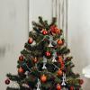 Garneck Wreath Mini Christmas Trumpet 20PCS Plastic Musical Instrument Model Ative Christmas Tree Hanging Ornaments Simulation Accessories for New Year Holiday Flower Garland view 4