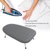 JEOZBM Small Ironing Board, Compact and Space Saving Foldable Ironing Board, Portable Steam Iron Resting Plate for Home Laundry Room(60cm-Silver) view 2