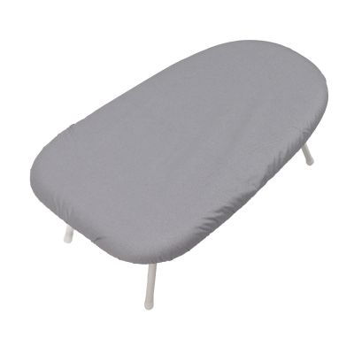JEOZBM Travel Countertop Ironing Board Tabletop for Clothes Folding Legs with Cotton Cover, Cloth Ironing Board, Easy Storage Design (61cm-Gray)