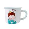 300ml/10oz Ceramic Mug Microwave Oven Can Be Used for Cartoon Creative Couples Cute Breakfast Cup for office home-green-301-400ml view 1