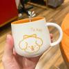 300ml/10oz Animal Ceramic Mug Japanese Cartoon Cute Home Office Couple Breakfast Milk Cup for office home-Yellow puppy-301-400ml view 2