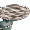 Deep Fat Fryer Japanese Deep Fryer 252211 Frying Pot With Thermometer Japanese Stainless Steel Fryer Pan For Induction Cooker Deep Green view 2