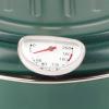 Deep Fat Fryer Japanese Deep Fryer 252211 Frying Pot With Thermometer Japanese Stainless Steel Fryer Pan For Induction Cooker Deep Green view 3