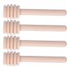 50pcs Wood Honey Dipper Sticks, Honey Stirrer Dispensing Wand For Wedding Party Favors Honey Jar Dispense Drizzle Honey Honey And Wedding Party view 3