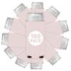 100 Pcs Blank Foam Collapsible Slim Can Coolers: Perfect for Sublimation, Screen Printing, or HTV - Ideal for Parties & Gifts (Blush) view 1