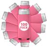 100 Pcs Blank Foam Collapsible Slim Can Coolers: Perfect for Sublimation, Screen Printing, or HTV - Ideal for Parties & Gifts (Pink) view 1