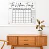 Acrylic Family Wall Calendar - Personalized Calendar - Glass Calendar For Wall - Large Acrylic Calendar - 2025 Calendar Wall - White Board Calendar Dry Erase - ADHD Planner for Adults view 2