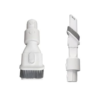 Original Two in One Suction Nozzle Long Flat Brush, Compatible for Dreame. V8 V9 V9P V10 XR V11 V12 T10 T20 T30 Vacuum Cleaner Accessories (Color : 2PCS Brush)