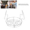 Canning Basket 11 Inch Canning Jar Rack Stainless Steel Canning Rack Anti Anti Scalding Foldable Contoured Steel Handles Rack view 3