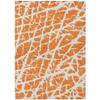 Addison Rugs Chantille ACN501 Orange 10' x 14 Indoor Outdoor Area Rug, Easy Clean, Machine Washable, Non Shedding, Bedroom, Entry, Living Room, Dining Room, Kitchen, Patio Rug view 1