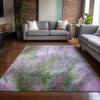 Addison Rugs Chantille ACN505 Purple 3' x 5 Indoor Outdoor Area Rug, Stain Resistant, Machine Washable, Non Shedding, Bedroom, Living Room, Dining Room, Kitchen Rug view 2