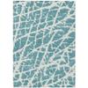 Addison Rugs Chantille ACN501 Teal 2'6" x 3'10 Indoor Outdoor Area Rug, Easy Clean, Machine Washable, Non Shedding, Bedroom, Entry, Living Room, Dining Room, Kitchen, Patio Rug view 1
