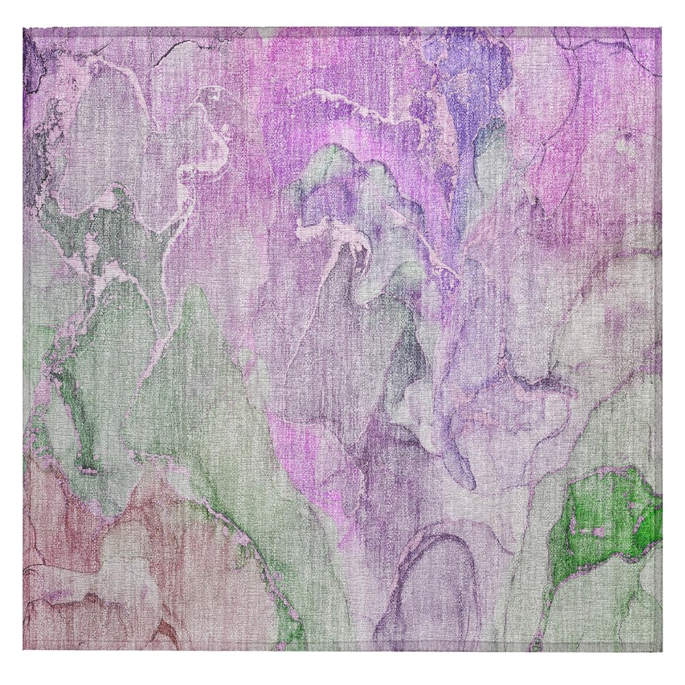 Addison Rugs Chantille ACN500 Purple 1'8" x 2'6 Indoor Outdoor Area Rug, Easy Clean, Machine Washable, Non Shedding, Bedroom, Entry, Living Room, Dining Room, Kitchen, Patio Rug