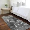 Addison Rugs Chantille ACN503 Gray 2'3" x 7'6" Indoor Outdoor Hallway Runner Rug, Stain Resistant Washable Kitchen Area Carpet for Bathroom, Laundry and Bedroom view 2