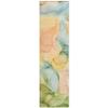 Addison Rugs Chantille ACN505 Blue 2'3" x 7'6" Indoor Outdoor Hallway Runner Rug, Stain Resistant Washable Kitchen Area Carpet for Bathroom, Laundry and Bedroom view 1